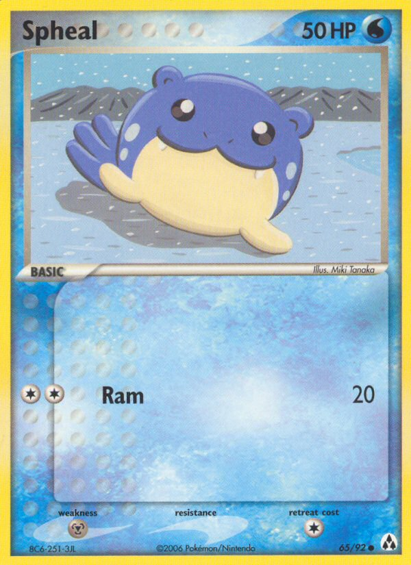 EX Legend Maker Spheal #65/92